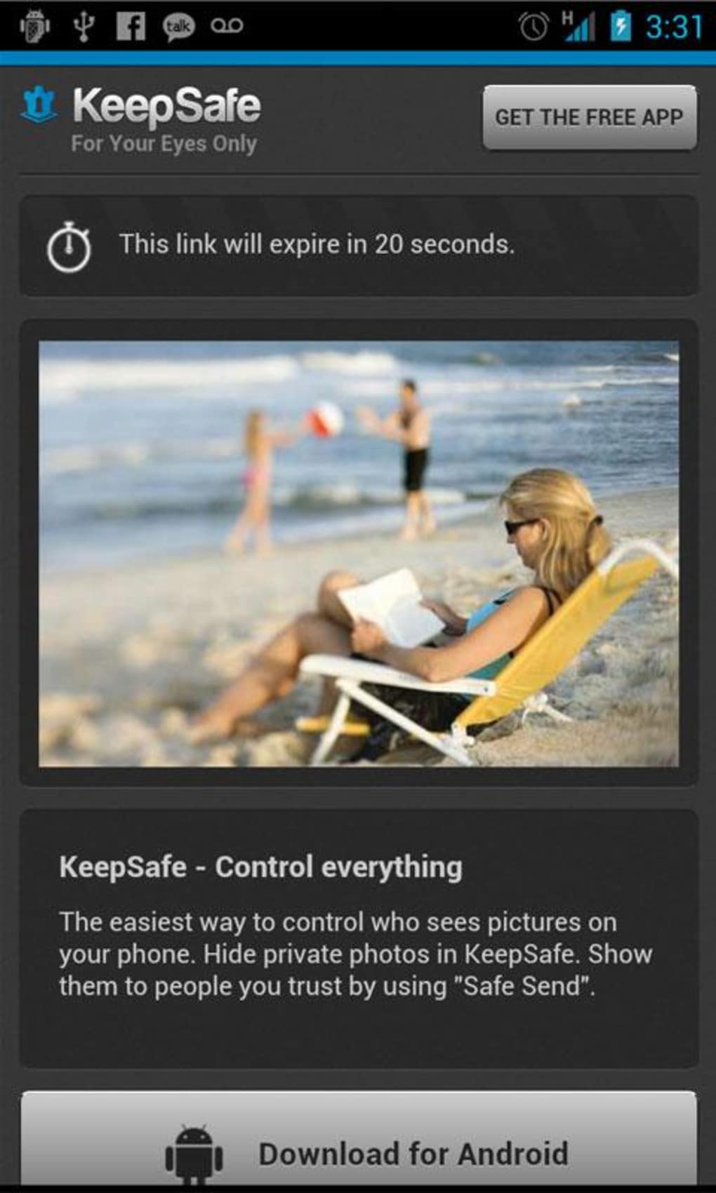 Keepsafe Software Download For Android